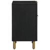 vidaXL Noptieră, negru, 50x33x60 cm, lemn prelucrat