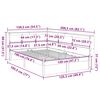 vidaXL Pat cu bibliotecă fără saltea, 120x190 cm, lemn masiv de pin