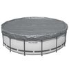 Bestway Husă pentru piscină &Oslash;4,27 m Rotund Poliester Gri