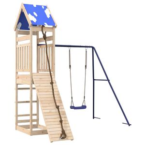 vidaXL Set de joacă pentru exterior, lemn masiv de pin