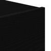 vidaXL Dulap de noapte cu sertar 2 pcs Stejar Negru 50 x 39 x 41 cm