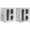vidaXL Noptieră ELST 2 buc. Gri din beton 40 x 35 x 50 cm
