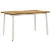 vidaXL Masa de dining cu margine vie 120 x 90 x 75 cm