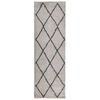 vidaXL Covor pufos "PAMPLONA" cu fire &icirc;nalte, bej/antracit, 80x250 cm