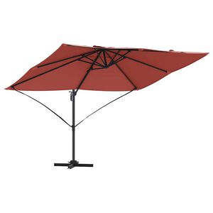 vidaXL Umbrelă de soare 351 x 250 x 260 cm Poliester și Aluminiu