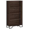 vidaXL Bibliotecă, stejar maro, 80x31x137,5 cm, lemn prelucrat