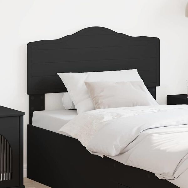 vidaXL Tăblie cap cu headboard Stejar Negru 75 cm Lemn compozit