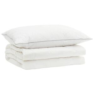 vidaXL Set de pilote din puf de g&acirc;scă 90% FULDA 2 buc. 155 x 200 cm