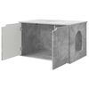 vidaXL Casa pentru pisici Beton 85 x 55 x 50,5 cm Lemn compozit