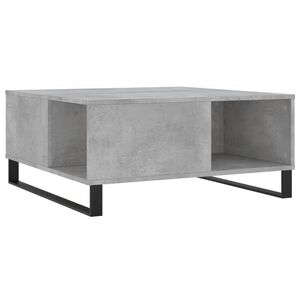 vidaXL Măsuță de cafea, gri beton, 80x80x36,5 cm, lemn prelucrat