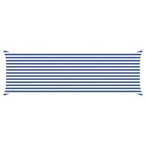 vidaXL P&acirc;nză de umbră Albastru și Alb 6 x 2 m 100% poliester Oxford