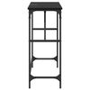 vidaXL Masă de consolă Stejar negru 75 x 32 x 75 cm Lemn compozit