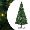 vidaXL Brad de Crăciun cu lumini decorative cu coarde Verde 400 cm PVC