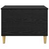 vidaXL Dulap de noapte Stejar Negru 60 x 44,5 x 45 cm Lemn compozit