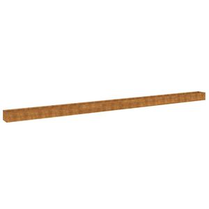 vidaXL Strat &icirc;nălțat de grădină, 960x50x36 cm, oțel corten