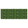 vidaXL Ecran de balcon cu frunze Verde 200 x 75 cm