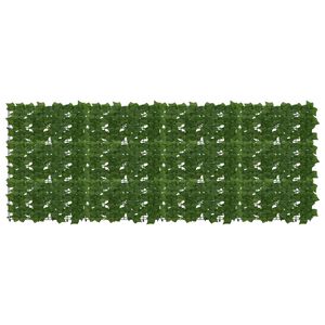 vidaXL Ecran de balcon cu frunze Verde 200 x 75 cm