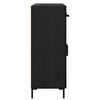 vidaXL Bufet cu sertar Stejar Negru 69,5 x 34 x 90 cm Lemn compozit
