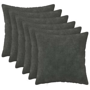 vidaXL Husă pentru pernă 6 buc. HEERLEN Antracit 30 x 30 cm