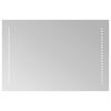 vidaXL Oglindă de baie cu LED Transparent 60 x 40 cm sticlă securizată
