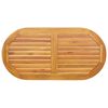 vidaXL Placă de masă Ulei Natural 110 x 55 x 2 cm Lemn Solid de Acacia