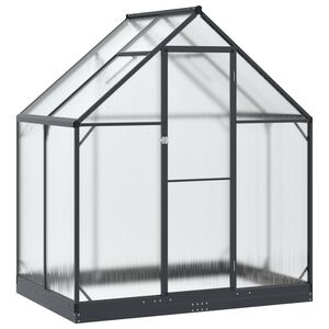 vidaXL Seră de grădină 185 x 123 x 207 cm Aluminiu și Oțel Galvanizat