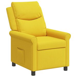 vidaXL Fotoliu recliner Galben deschis 69 x 93 x 102 cm Țesătură