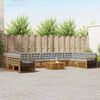 vidaXL Seturi de canapele cu pernă 11 pcs Gri natural și deschis