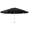 vidaXL P&acirc;nză de schimb umbrelă de soare de grădină negru 610 cm