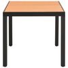 vidaXL Set de masă pentru grădină, 5 piese, negru și maro