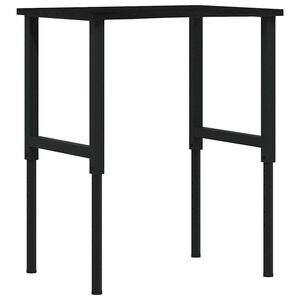 vidaXL Banc lucru maro 80x60x(71,5-98) cm lemn masiv stejar