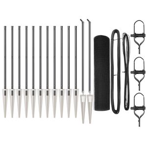 vidaXL St&acirc;lp de gard. Gri