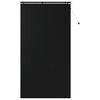 vidaXL Jaluzea venetiană Negru 125 x 250 cm 35 mm