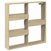 vidaXL Dulap de perete, stejar sonoma, 80x15x80 cm, lemn prelucrat