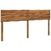vidaXL Tăblie de pat cu margini naturale ROSTOCK natural 180 cm