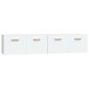 vidaXL Dulapuri de perete, 2 buc., alb, 80x35x36,5 cm, lemn compozit
