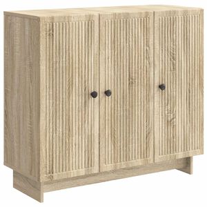vidaXL Bufet Stejar Sonoma 89 x 34,5 x 80 cm Lemn prelucrat
