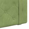 vidaXL Cap de pat suspendat Verde deschis 210 x 55 x 5 cm Catifea