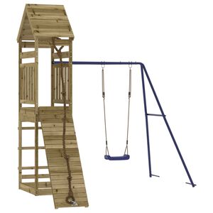 vidaXL Set de joacă pentru exterior, lemn de pin impregnat