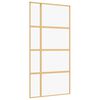 vidaXL Ușă glisantă, auriu, 102,5x205 cm, sticlă ESG mată și aluminiu
