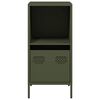 vidaXL Dulap, verde măsliniu, 35x39x73,5 cm, oțel laminat la rece