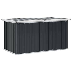 vidaXL Ladă de depozitare pentru grădină, antracit, 129 x 67 x 65 cm