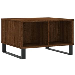 vidaXL Măsuță de cafea, stejar maro, 60x50x36,5 cm, lemn compozit