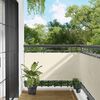 vidaXL Ecran de balcon Crem 75 x 200 cm Material Oxford