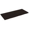 vidaXL Blat de baie, maro &icirc;nchis, 140x60x(2-4) cm, lemn masiv tratat