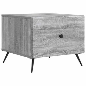 vidaXL Masă de cafea Sonoma gri 49 x 50 x 40 cm Lemn prelucrat