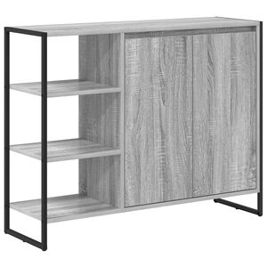 vidaXL Dulap lateral Gri Sonoma 96.5 x 30 x 75 cm Lemn prelucrat
