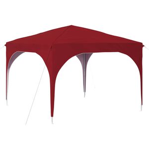 vidaXL Cort de Petrecere Pop-up 290 x 290 x 245 cm Burgundy