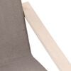 vidaXL Scaun de relaxare, gri taupe, material textil