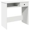 vidaXL Birou, alb, 80 x 40 x 75 cm, PAL